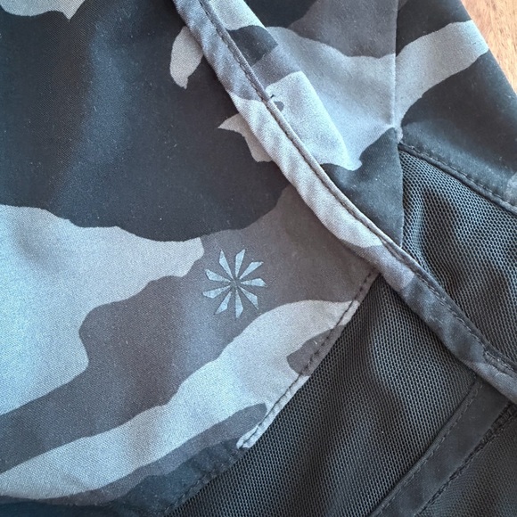 Athleta Women's Camo Shorts - size L *small tear in mesh* - Picture 3 of 4